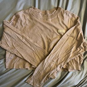 SET ACTIVE, cropped long sleeve, size small